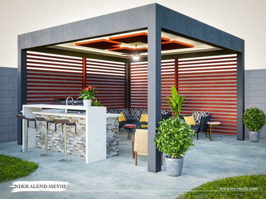 Pergola & BBQ Project Plans - NDEKALEND-MEY02